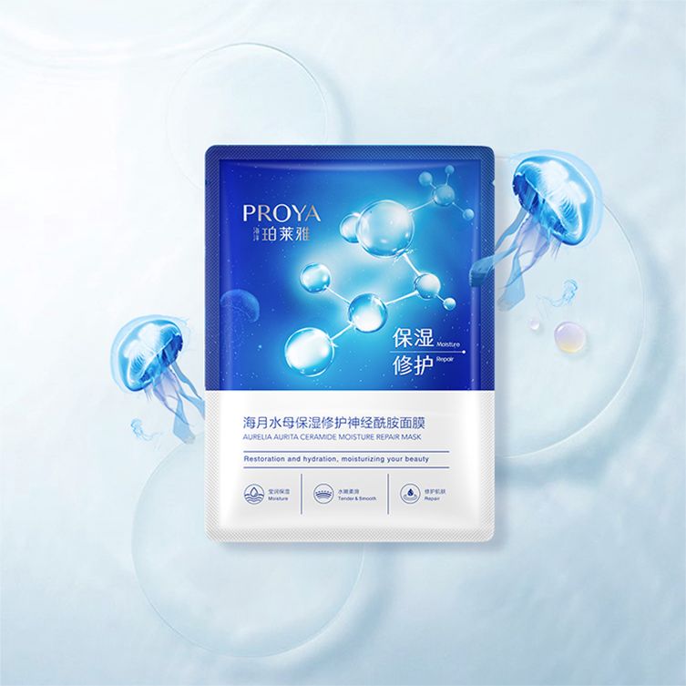 MS美狮贵宾会海月水母保湿修护神经酰胺面膜